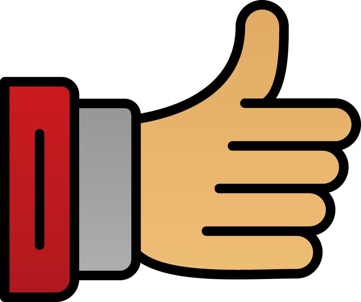 Thumbs Up Vector Icon Design