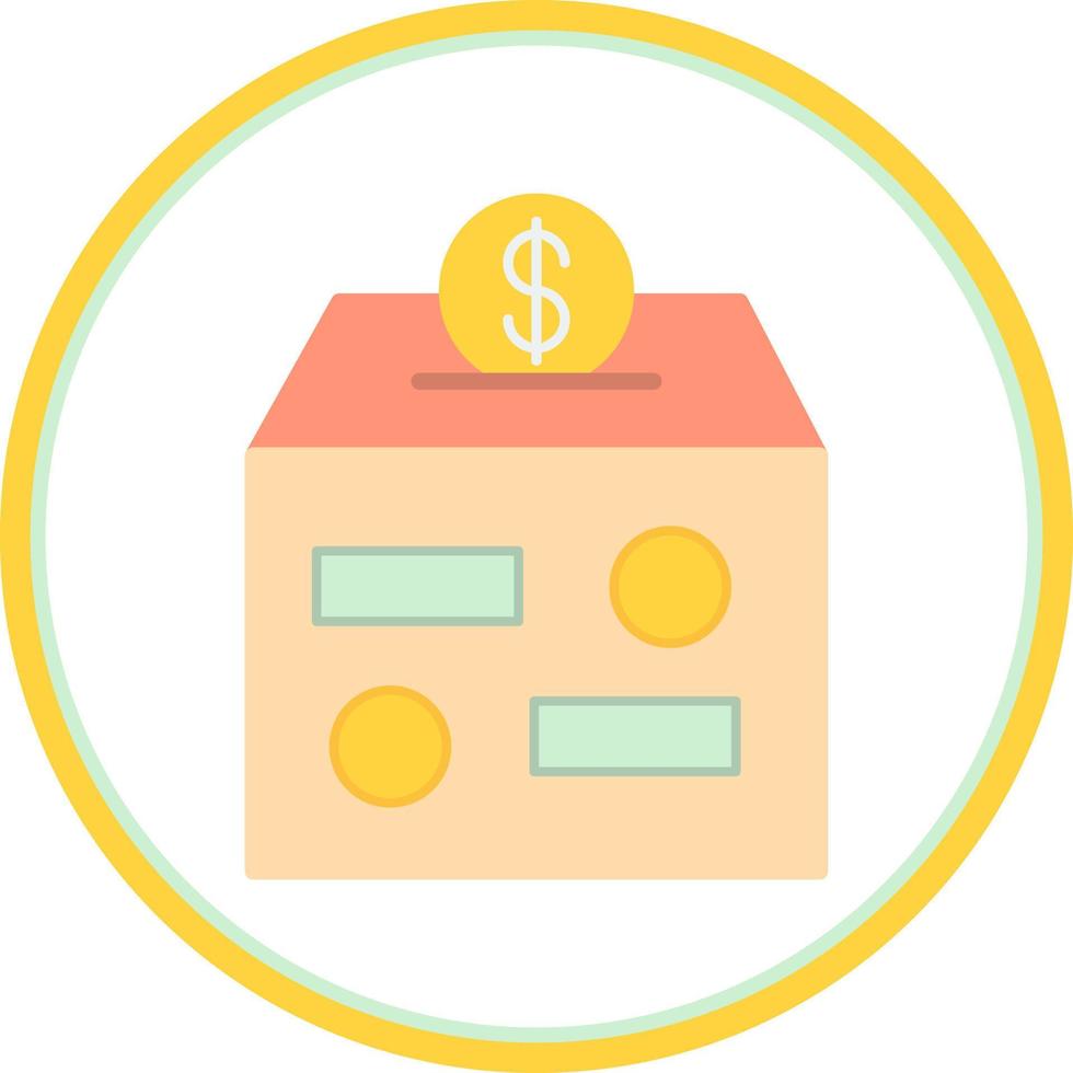 Donation Box Vector Icon Design