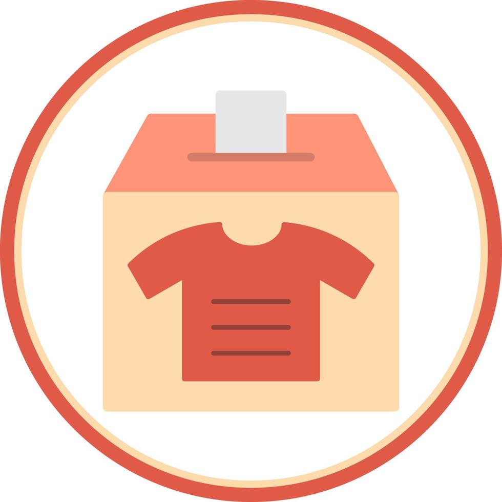 Clothes Donation Vector Icon Design