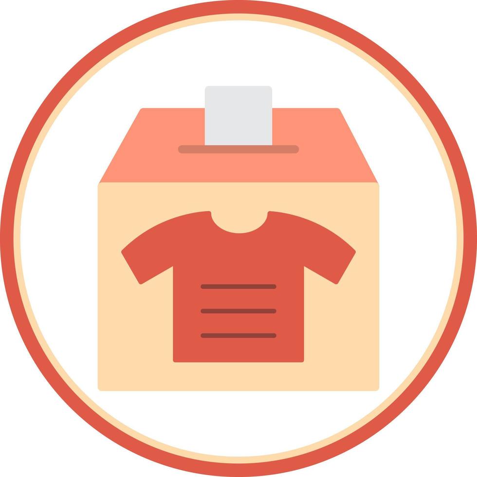 Clothes Donation Vector Icon Design