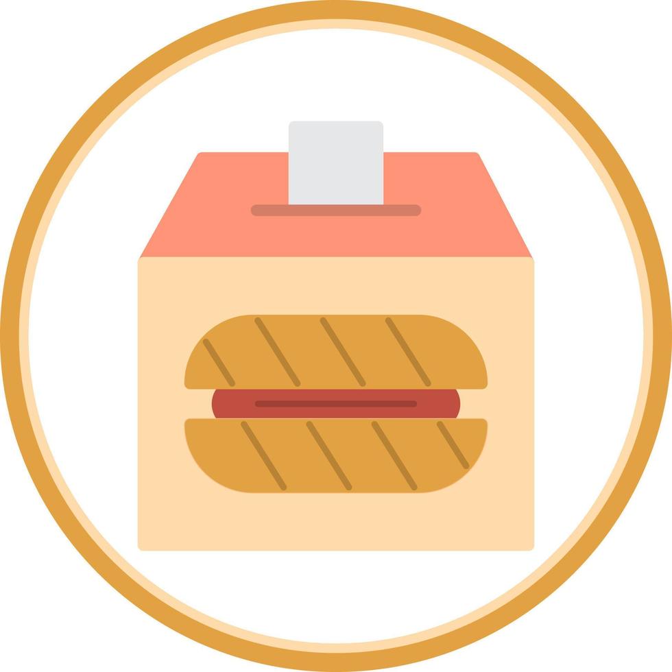 Bread Donation Vector Icon Design