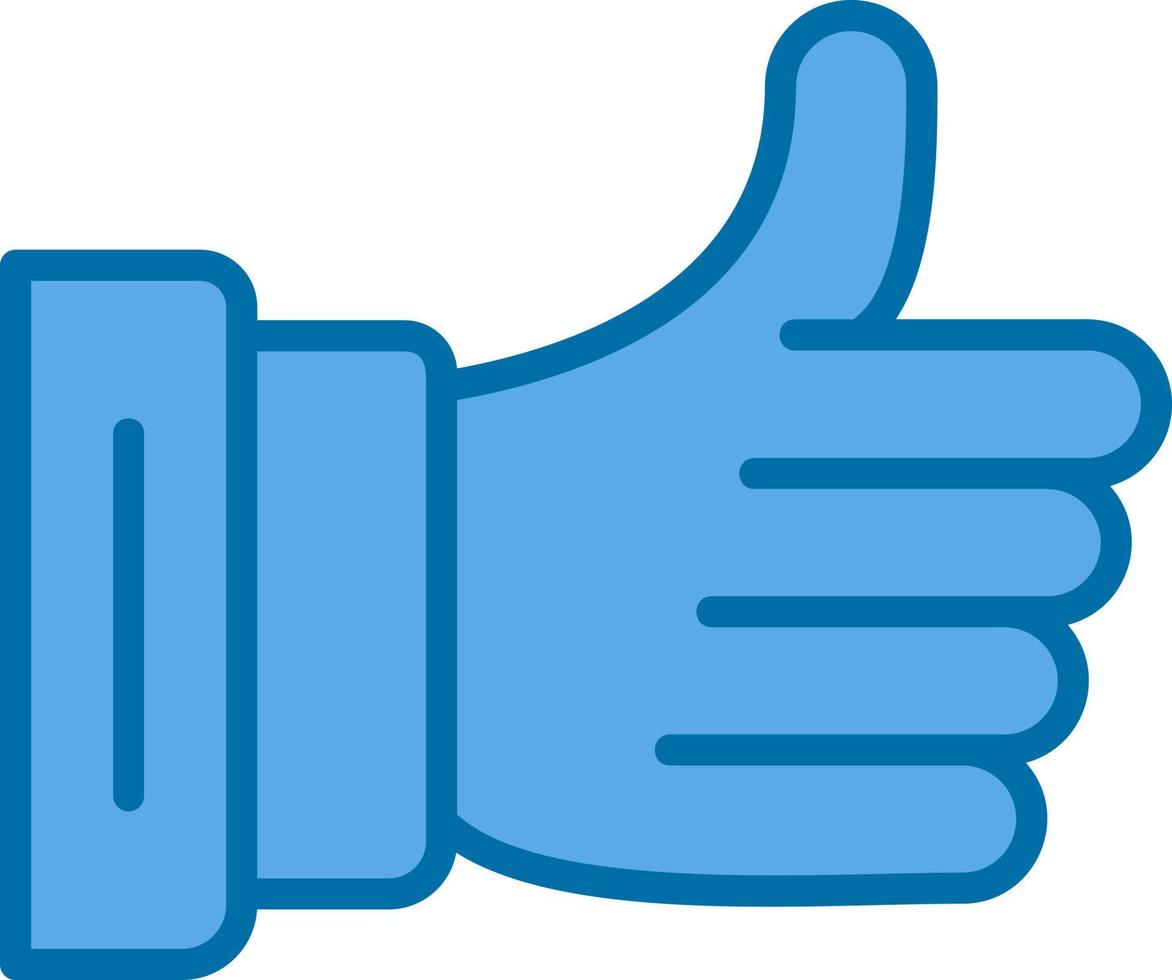 Thumbs Up Vector Icon Design