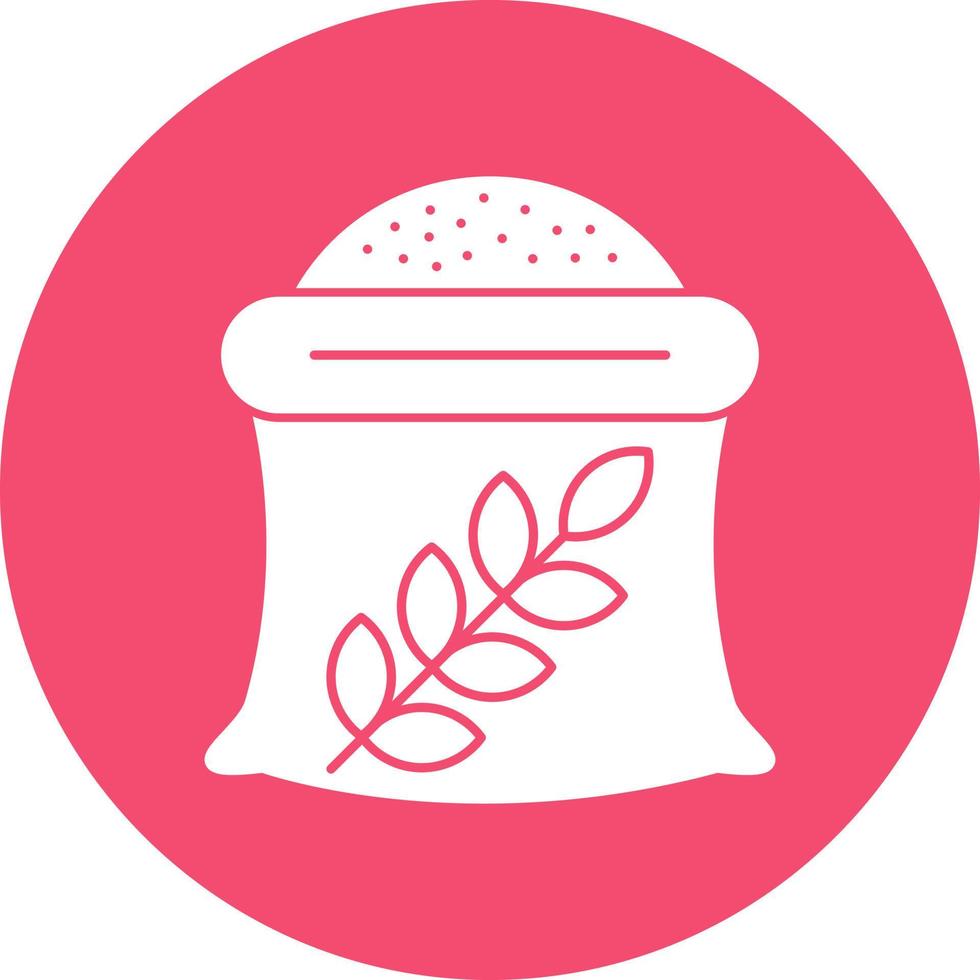Wheat Sack Vector Icon Design