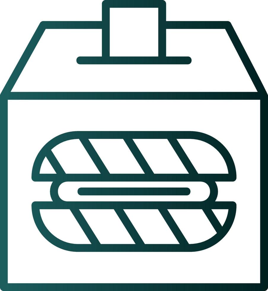 Bread Donation Vector Icon Design