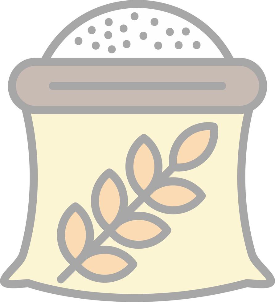 Wheat Sack Vector Icon Design