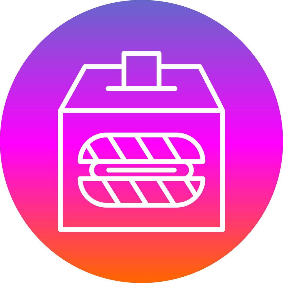 Bread Donation Vector Icon Design