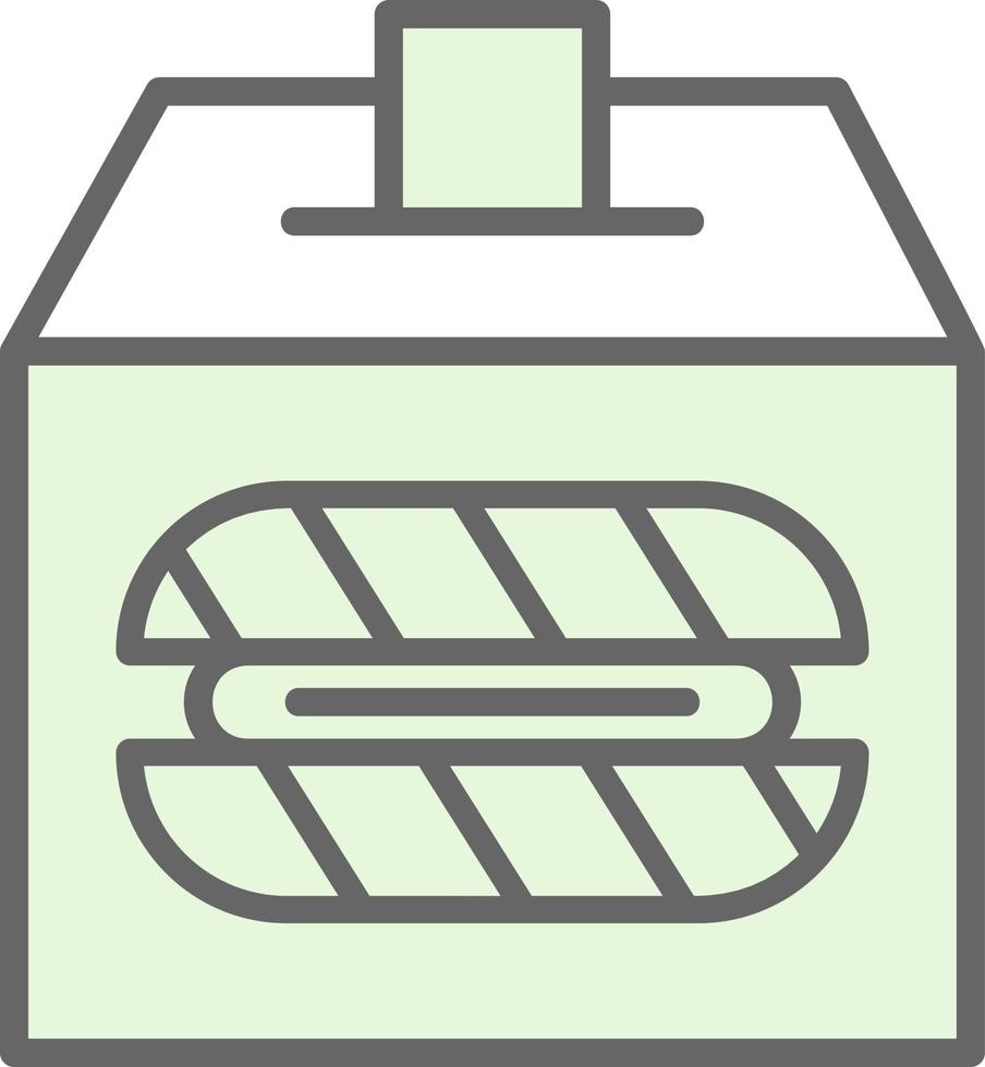 Bread Donation Vector Icon Design