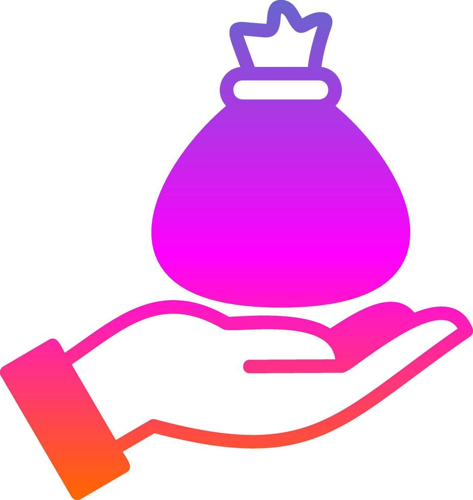 Fund Raising Vector Icon Design