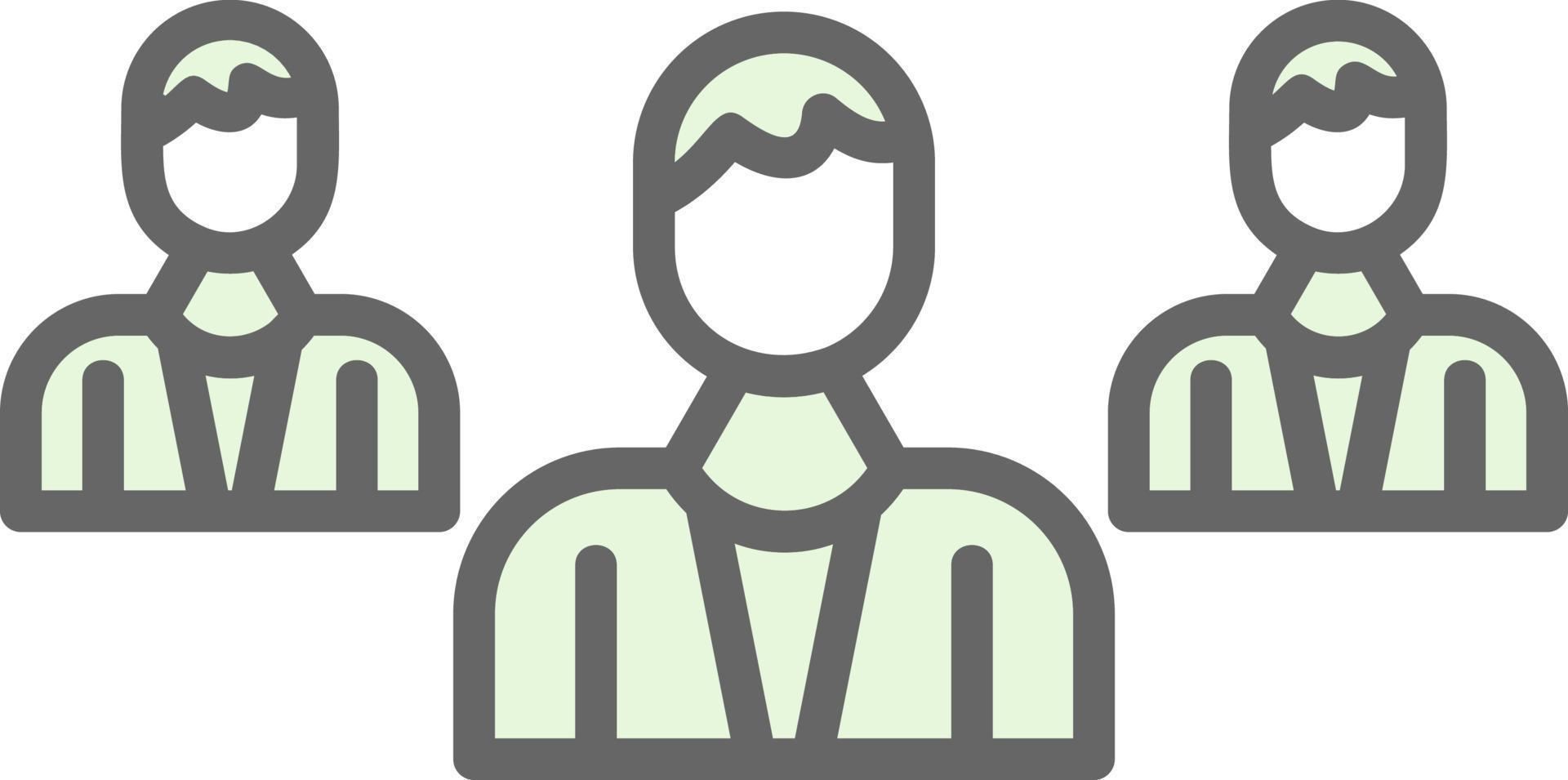 Community Work Vector Icon Design