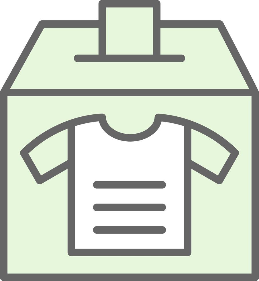 Clothes Donation Vector Icon Design