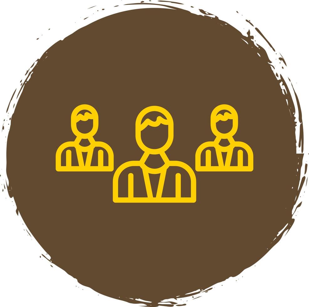 Community Work Vector Icon Design