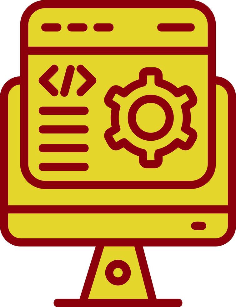 Software Developer Vector Icon Design