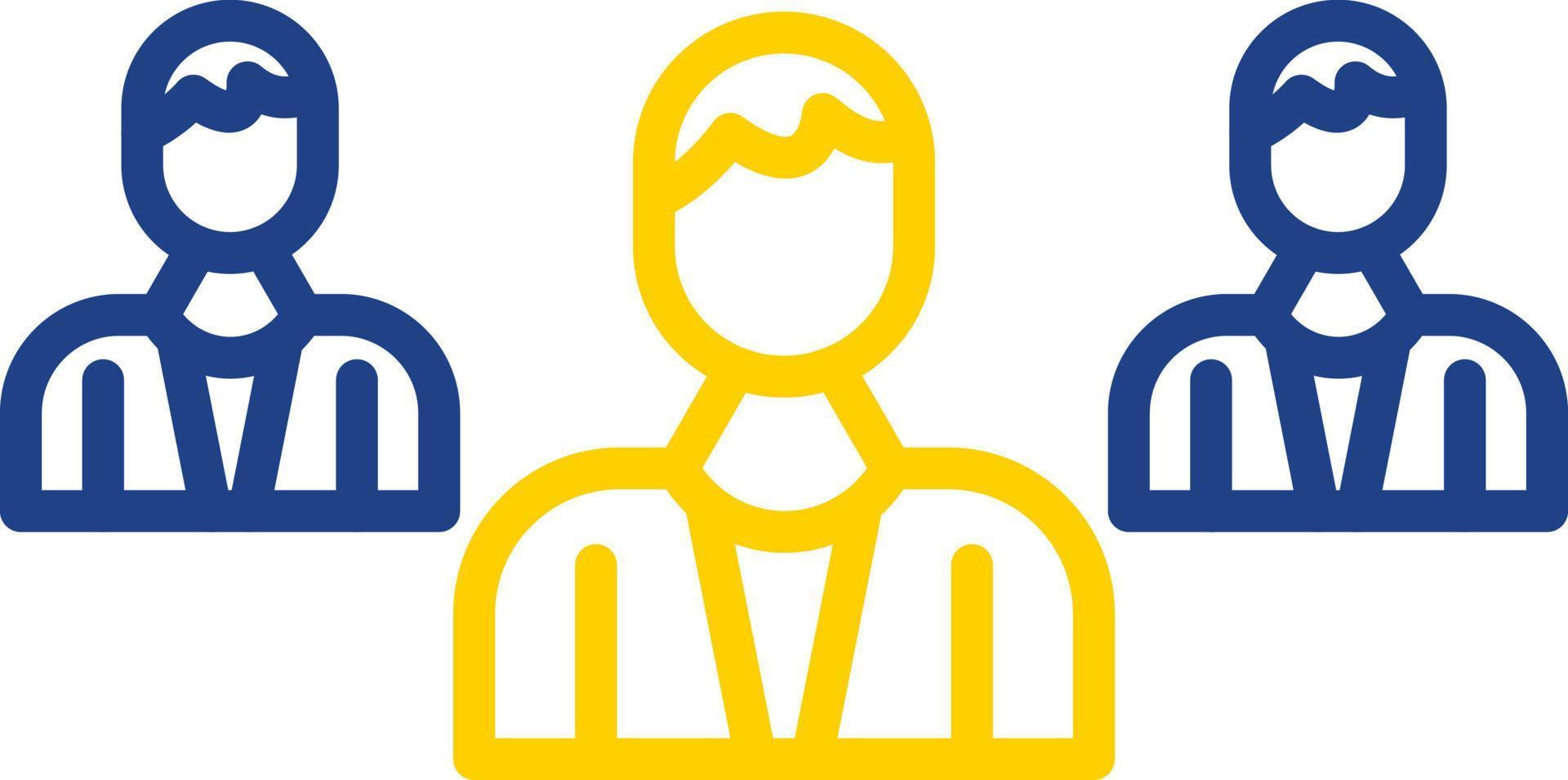 Community Work Vector Icon Design