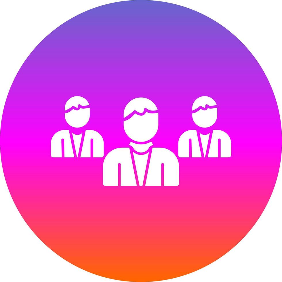 Community Work Vector Icon Design