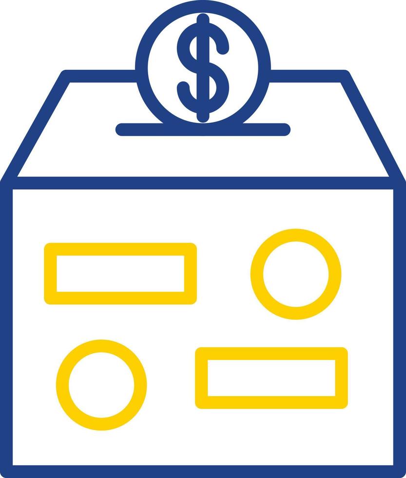 Donation Box Vector Icon Design