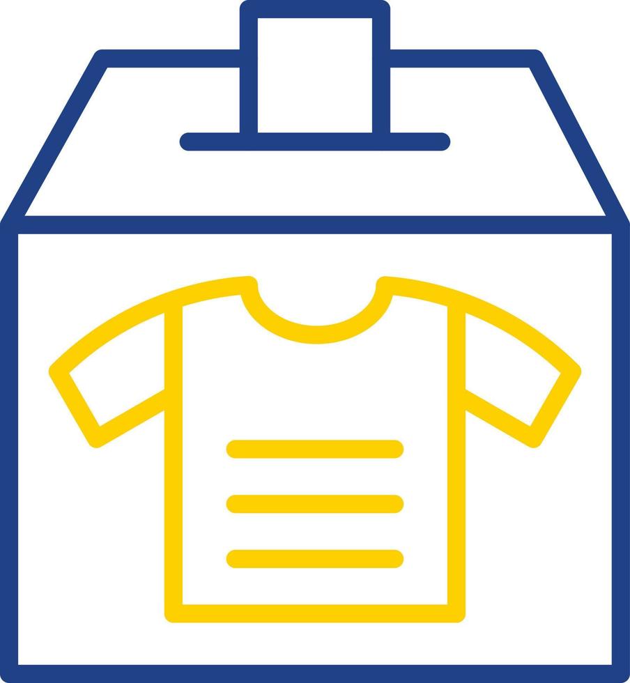 Clothes Donation Vector Icon Design