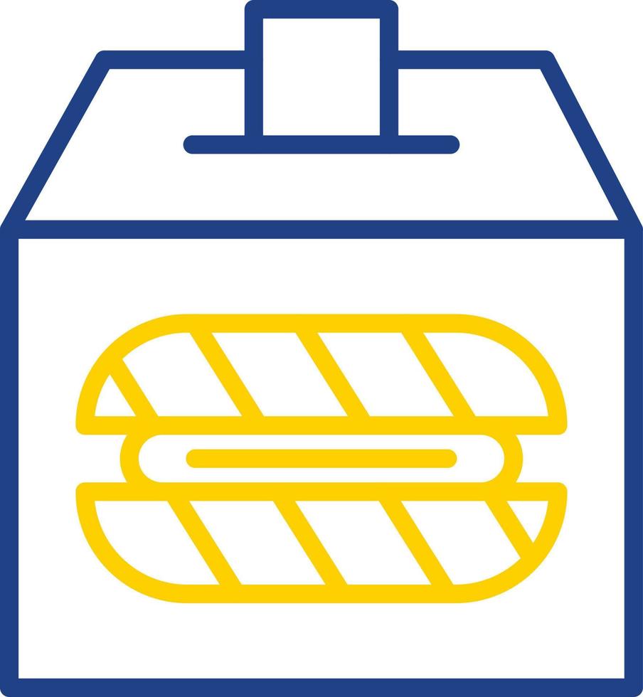 Bread Donation Vector Icon Design