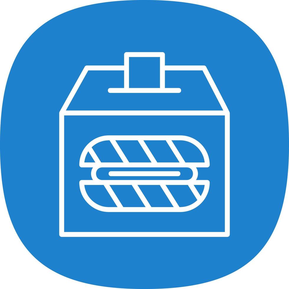 Bread Donation Vector Icon Design