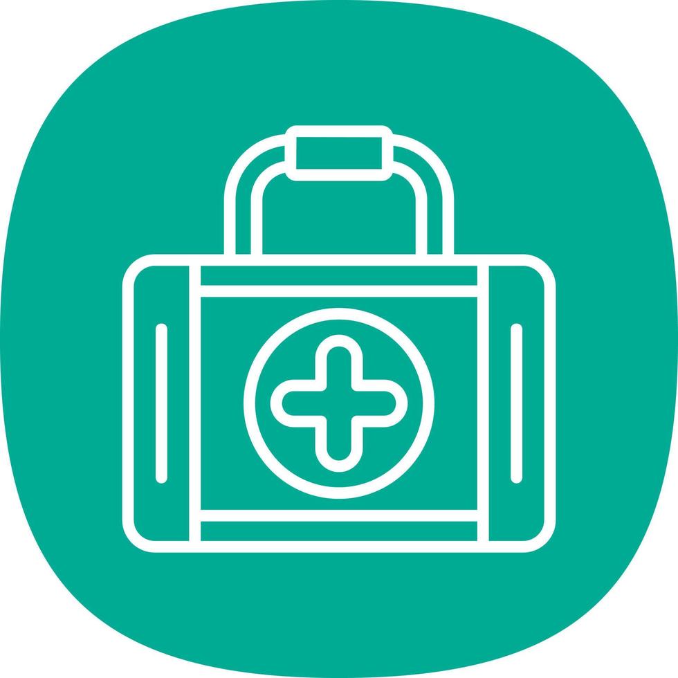 First Aid Kit Vector Icon Design