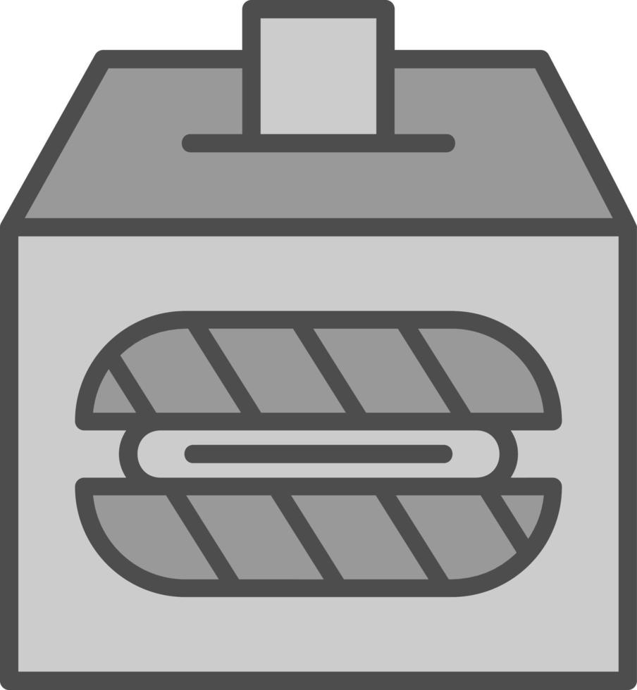 Bread Donation Vector Icon Design