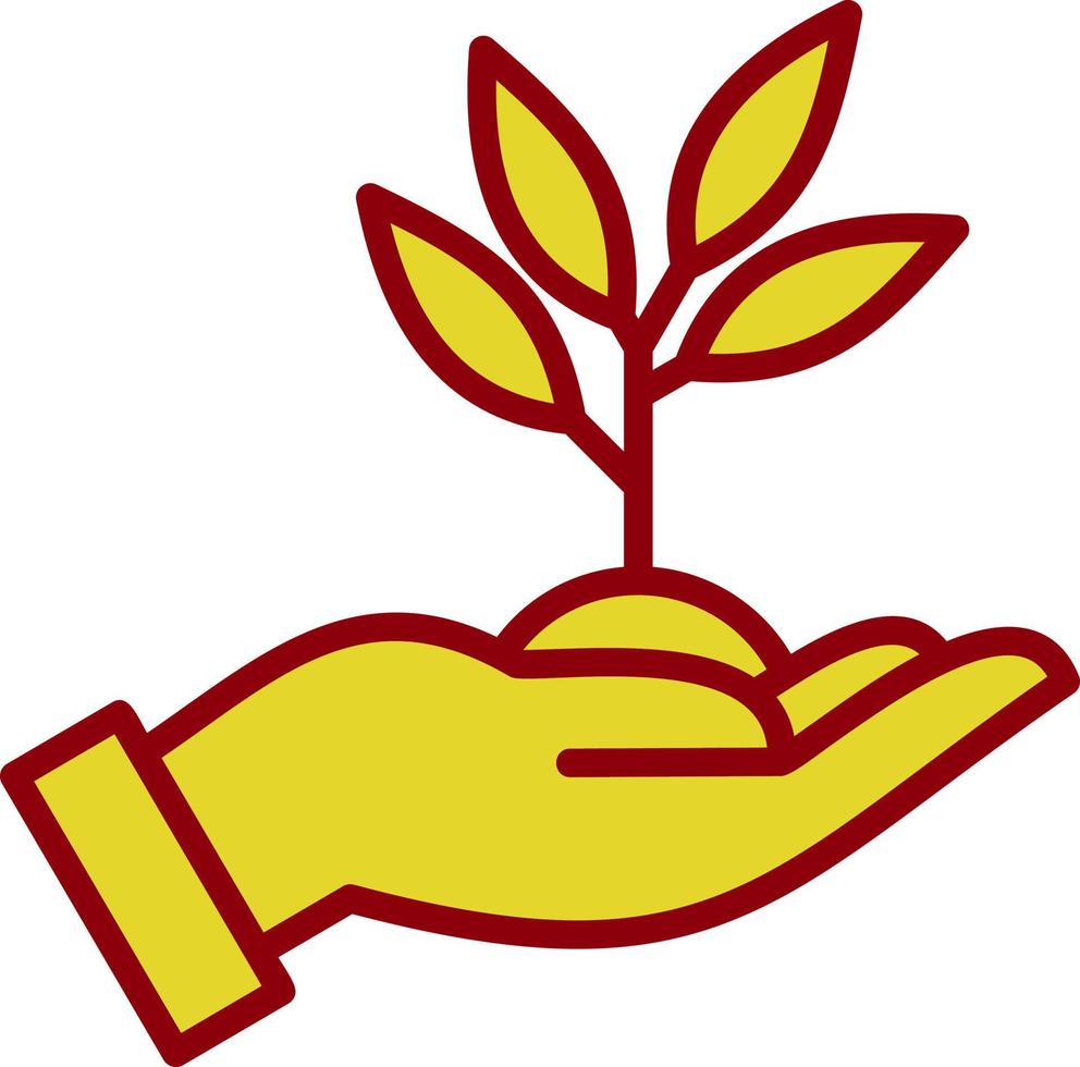 Reforestation Vector Icon Design