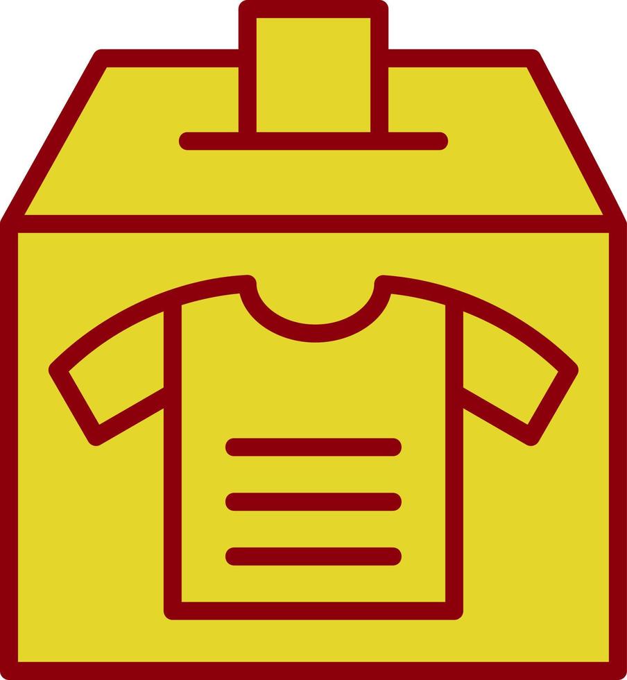 Clothes Donation Vector Icon Design