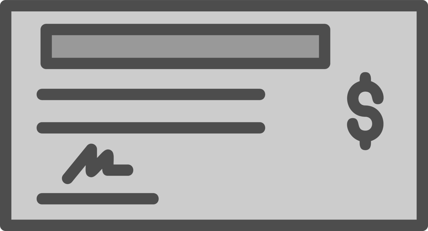 Cheque Vector Icon Design