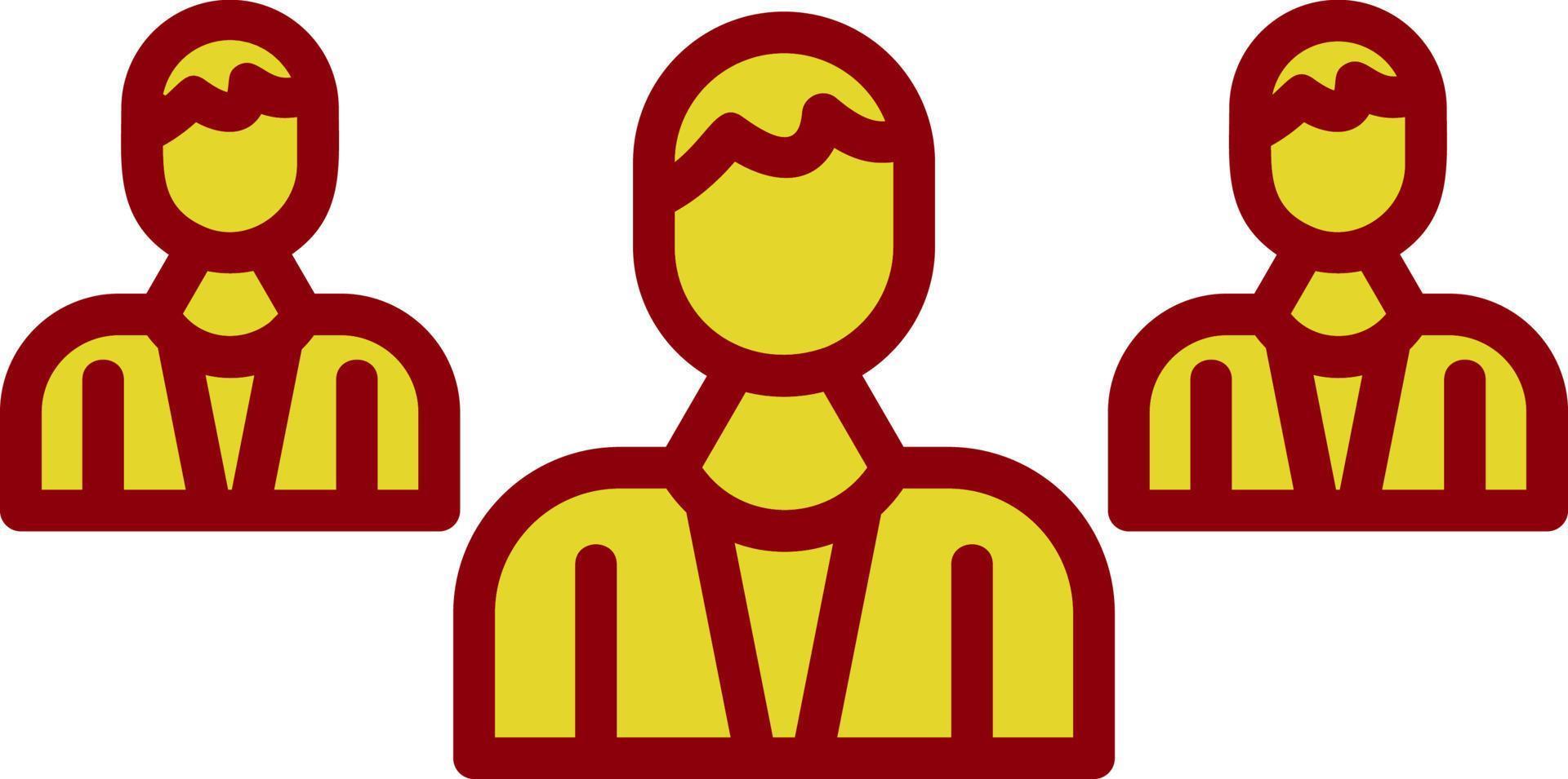Community Work Vector Icon Design