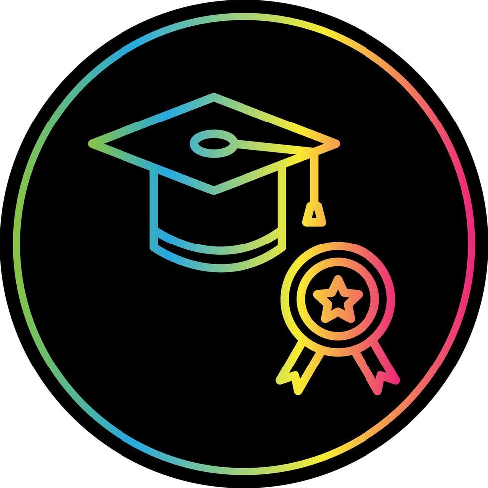 Scholarship Vector Icon Design