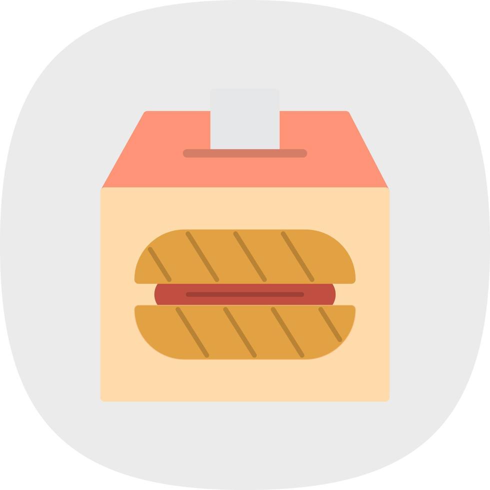 diseño de icono de vector de donación de pan