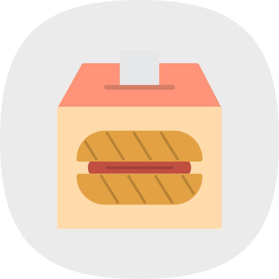 Bread Donation Vector Icon Design