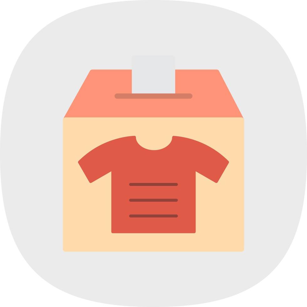 Clothes Donation Vector Icon Design