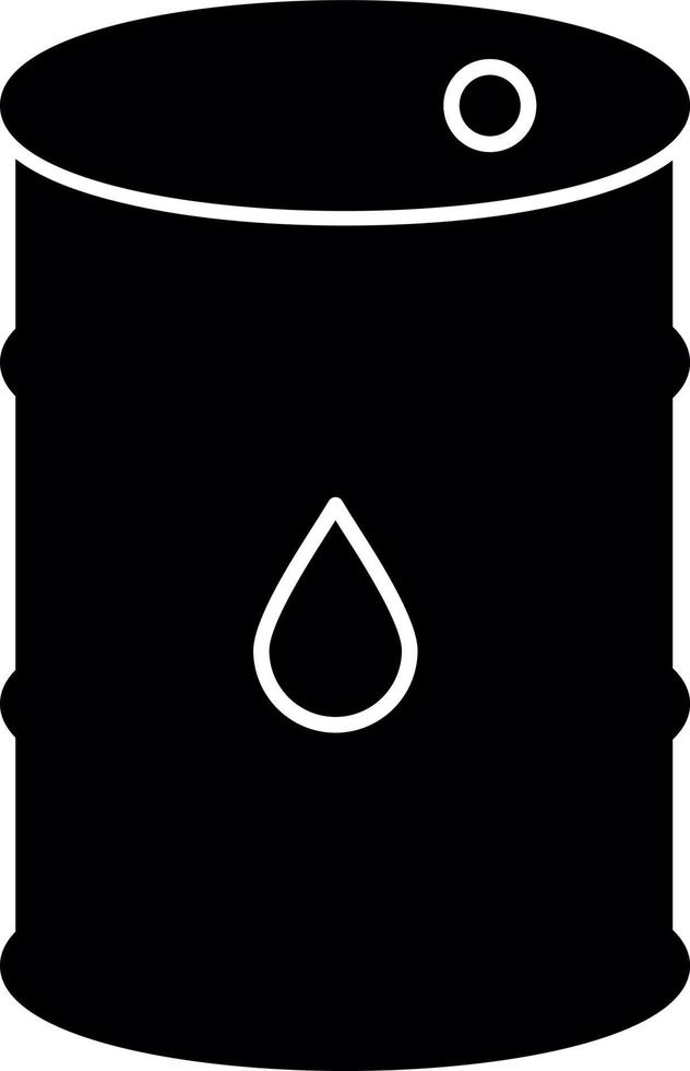 Oil Barrell Vector Icon Design