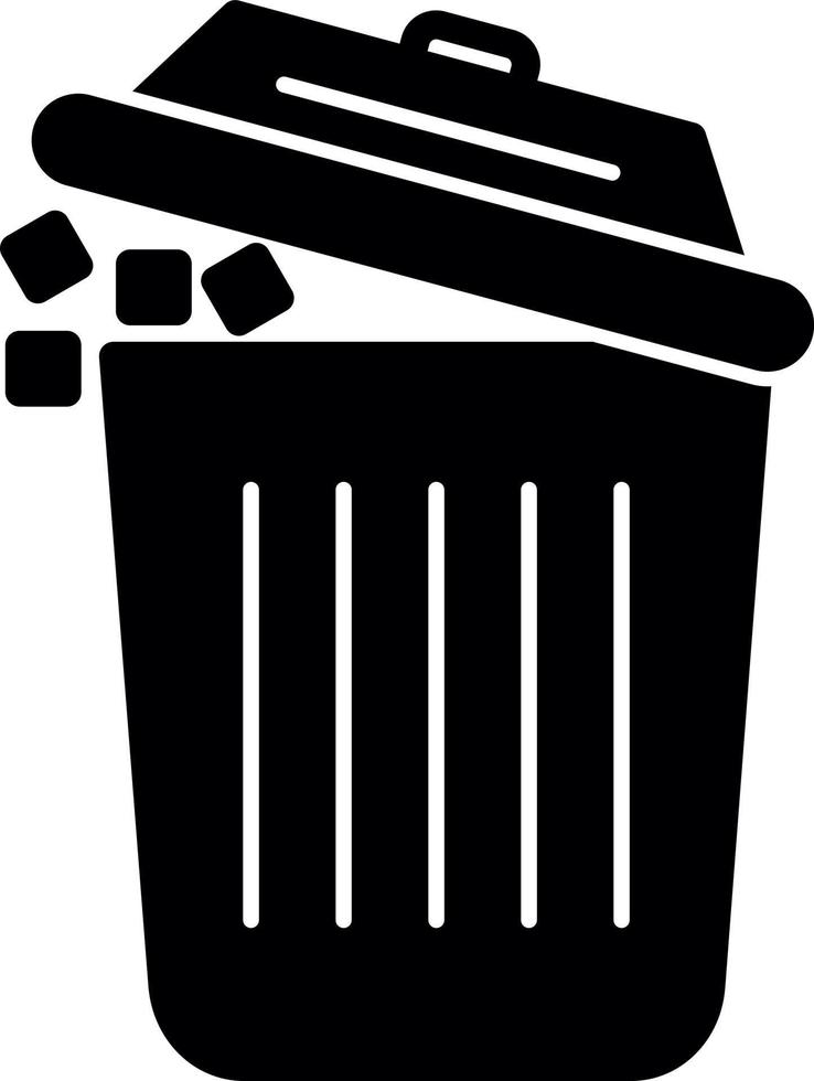 diseño de icono de vector de basura