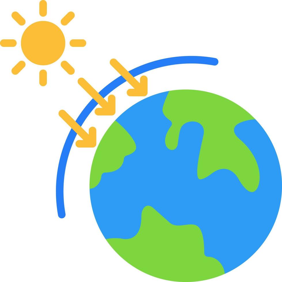 Greenhouse Effect Vector Icon Design