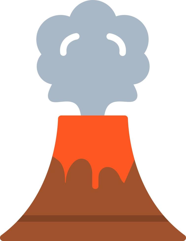 diseño de icono de vector de volcán