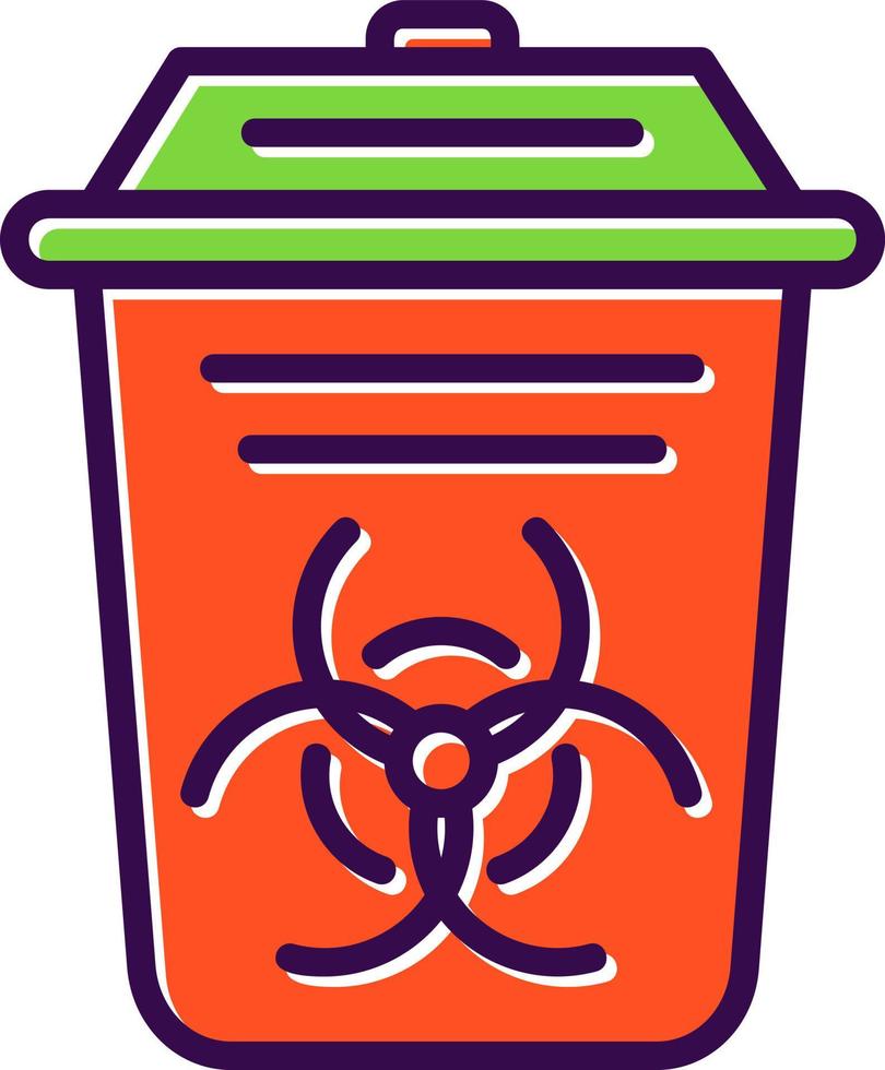 Toxic Waste Vector Icon Design