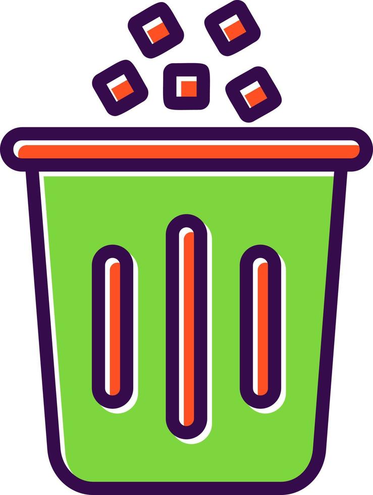 Litter Vector Icon Design