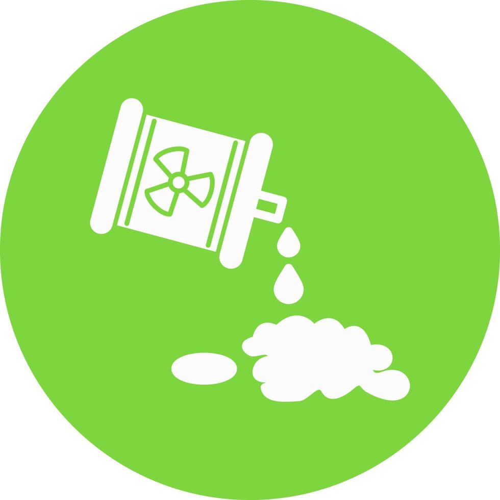 Chemical Spill Vector Icon Design