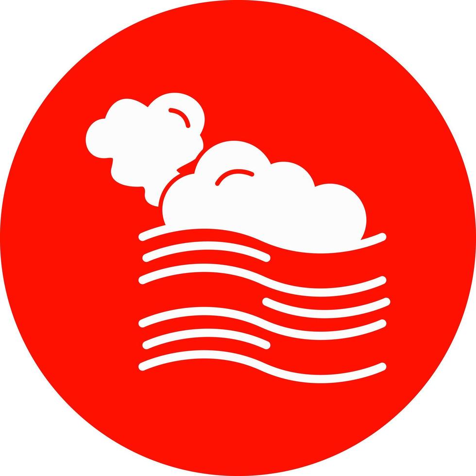 Fog Vector Icon Design