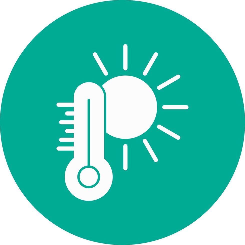 Hot Weather Vector Icon Design