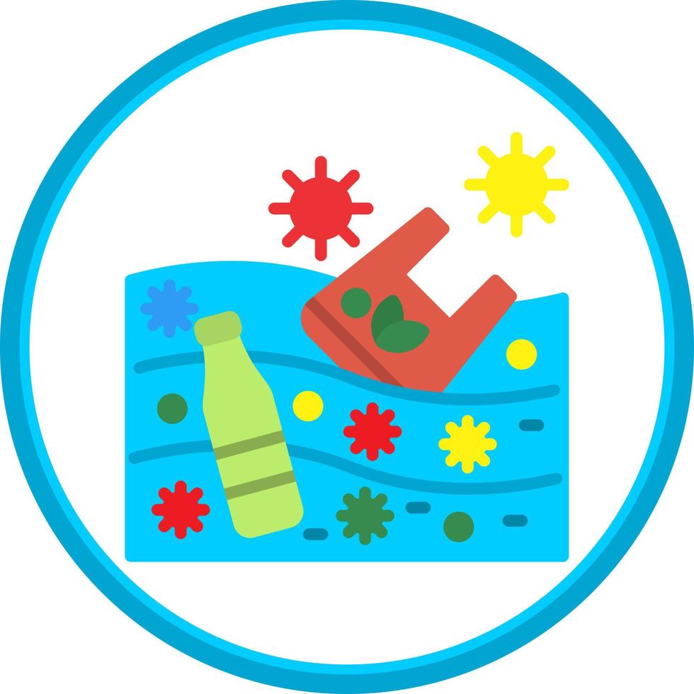 Ocean Waste Vector Icon Design