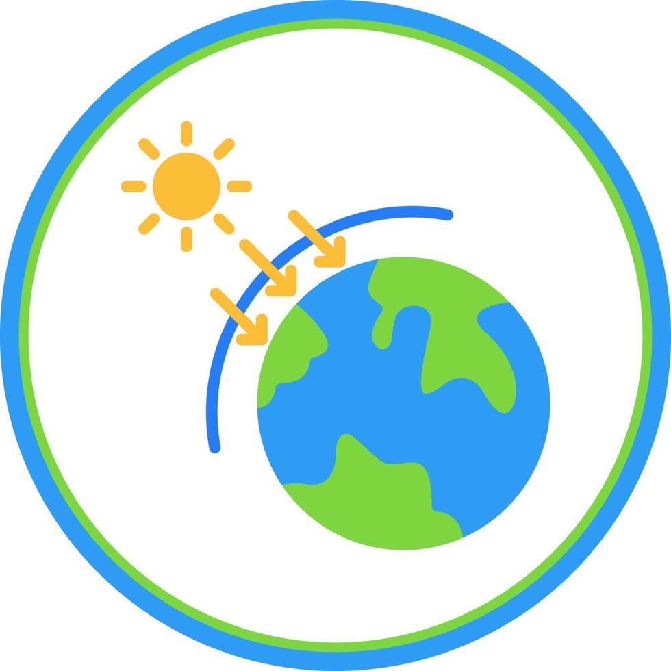 Greenhouse Effect Vector Icon Design