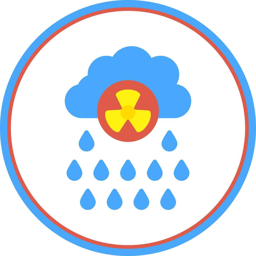 diseño de icono de vector de lluvia ácida