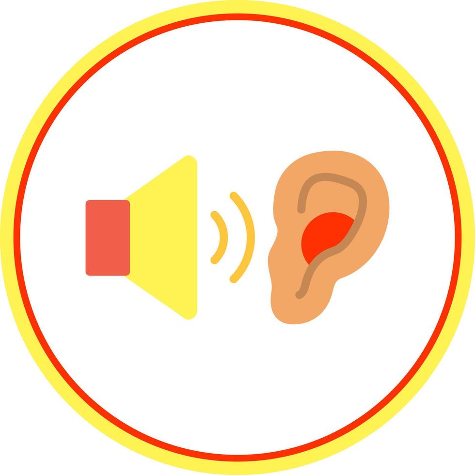 Noise Pollution Vector Icon Design