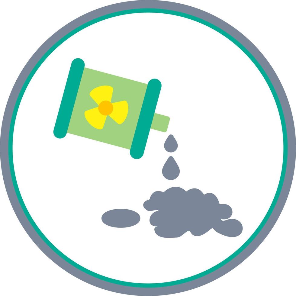 Chemical Spill Vector Icon Design