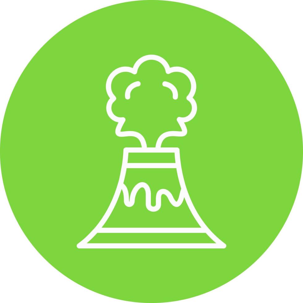 Volcano Vector Icon Design