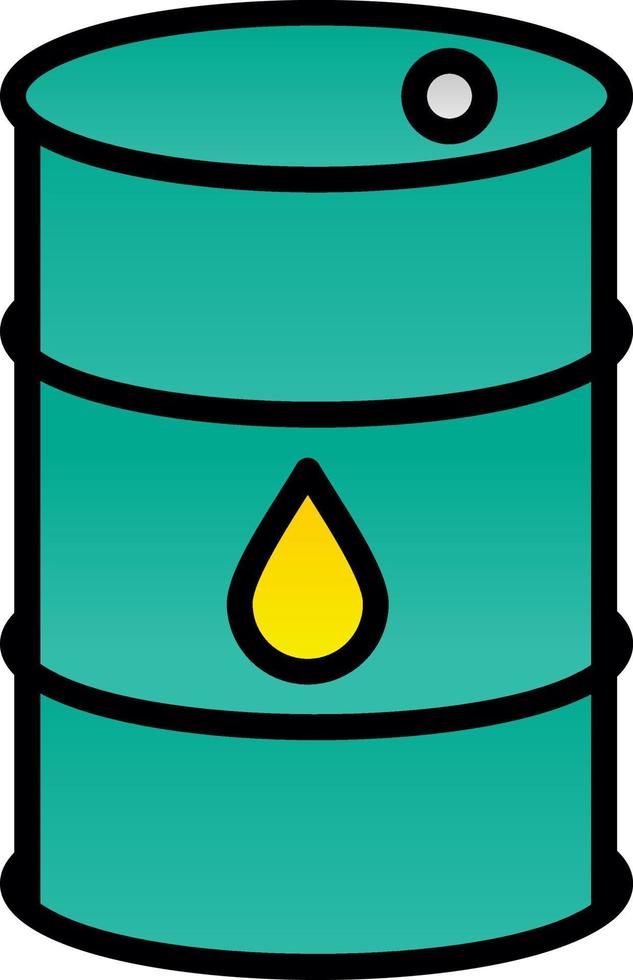 Oil Barrell Vector Icon Design
