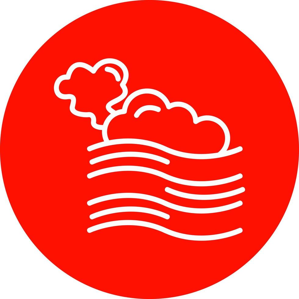 Fog Vector Icon Design