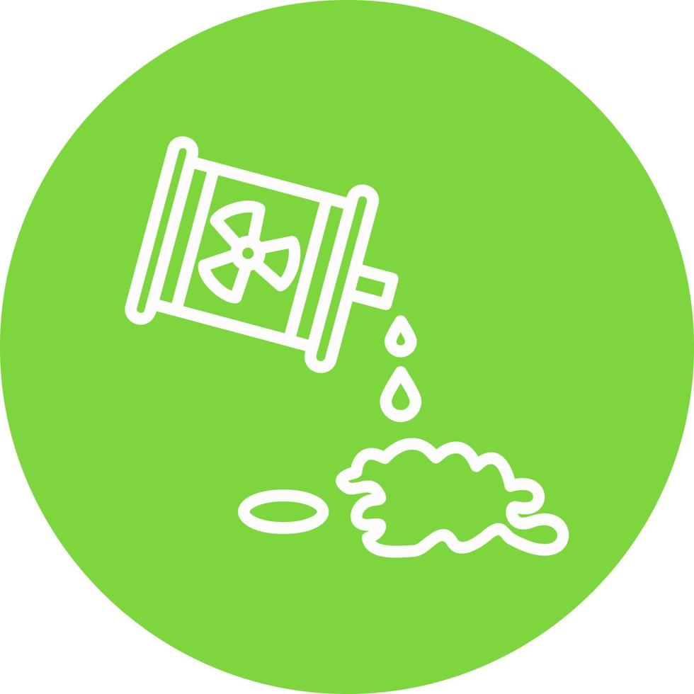 Chemical Spill Vector Icon Design